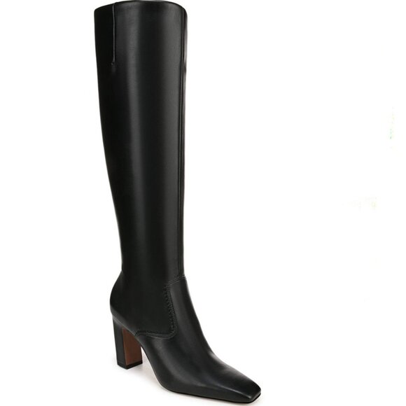 Franco Sarto Women's Bowman Wide Calf Square Toe Knee High Dress Boots - Picture 1 of 4